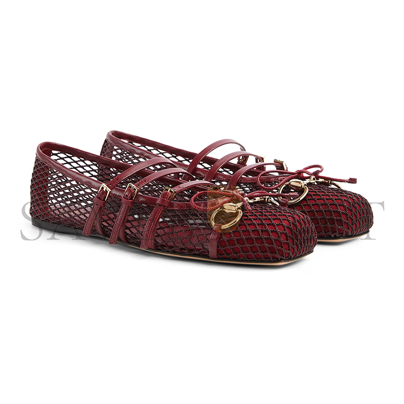 GUCCI WOMEN'S GUCCI HORSEBIT BALLET FLAT 835077 FAEQZ 6207